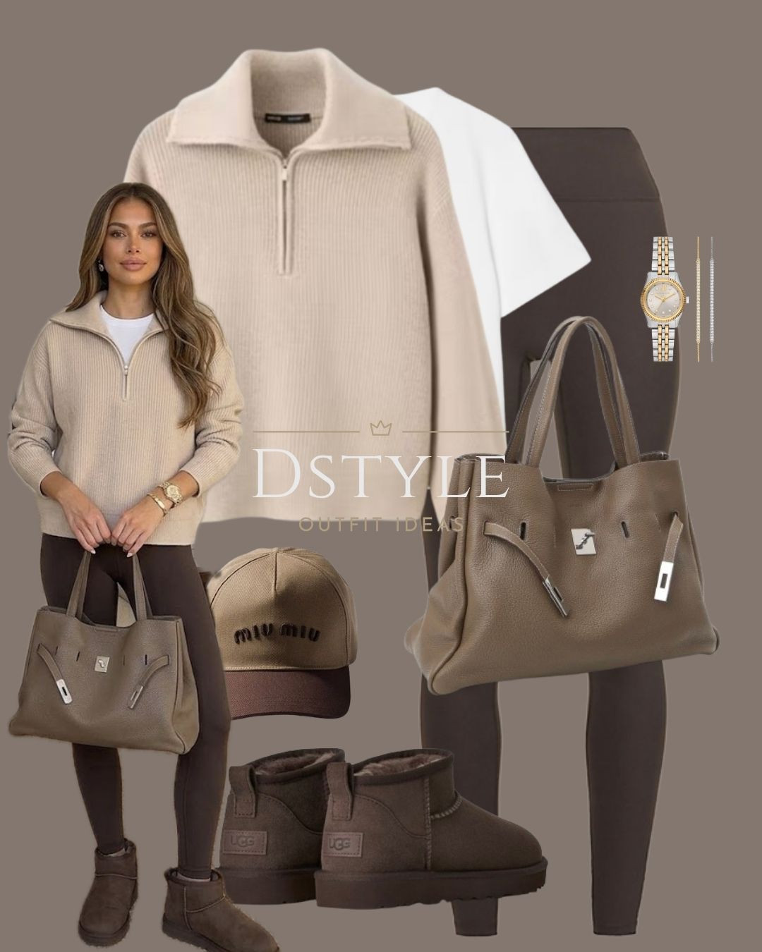 Casual, cozy, and ultra-functional 🤎 Styled alongside the SAOIRSE Belt Soft Structural Shoulder Tote Large in Elephant Grey for the perfect balance of comfort and luxury.

#LTKootd #LTKTravel