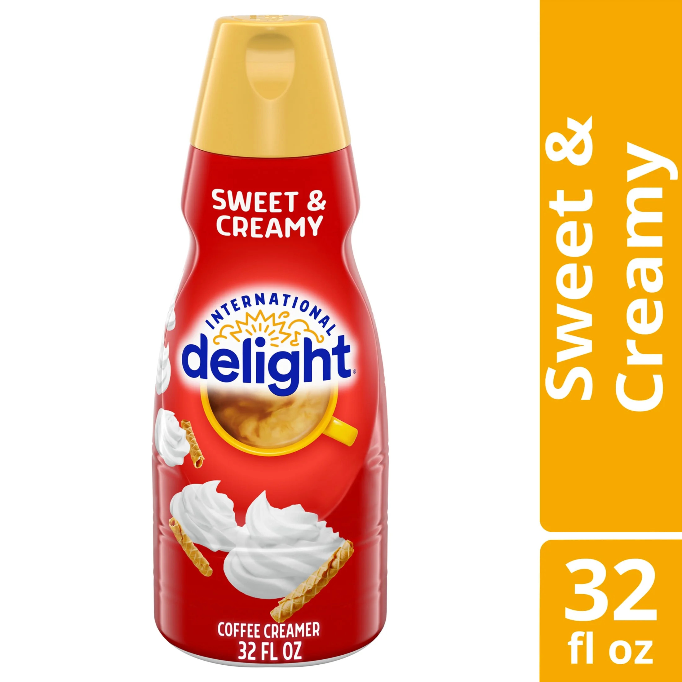 International Delight Sweet & Creamy Coffee Creamer, 32 fl oz Bottle - Walmart.com | Walmart (US)
