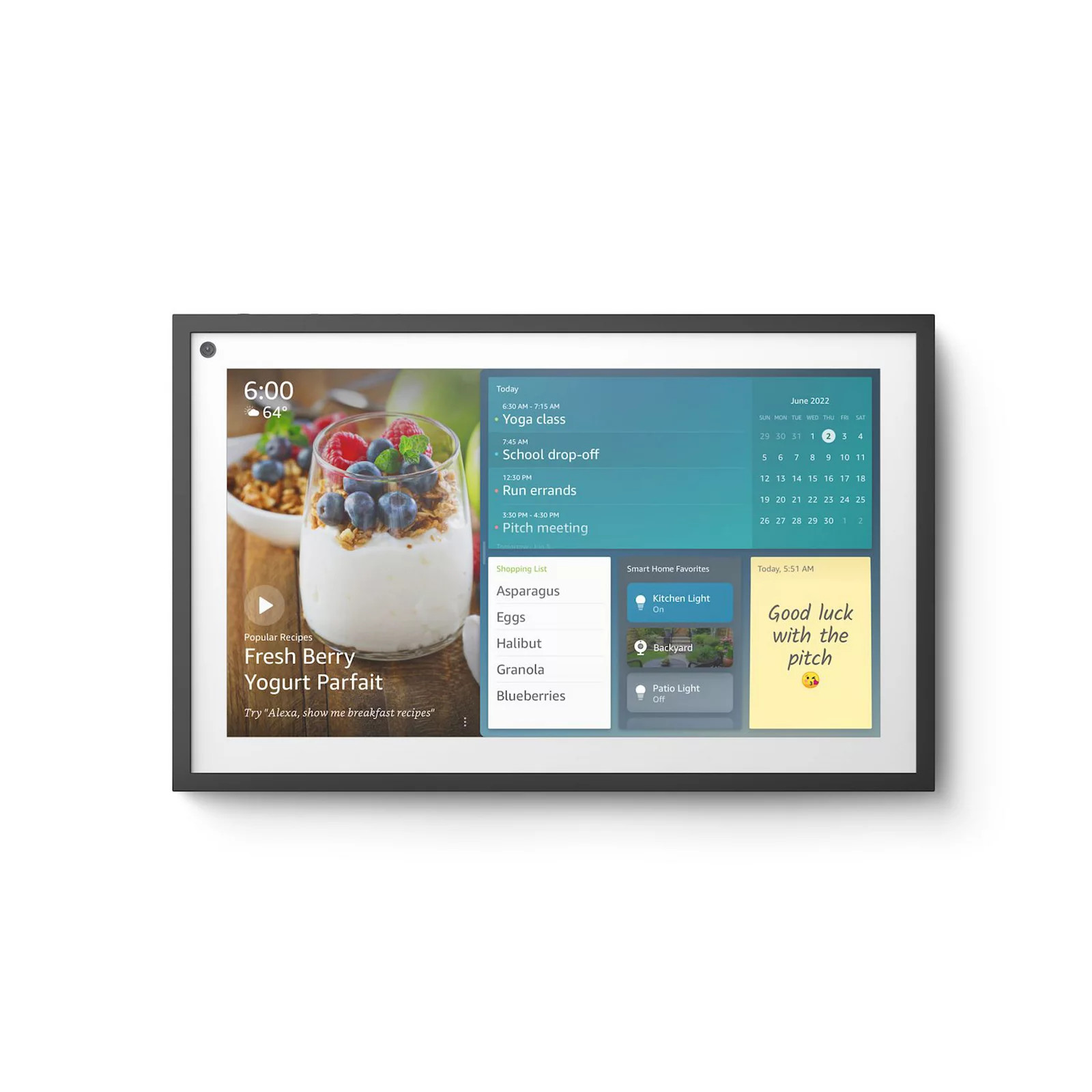 Amazon Echo Show 15 Full HD 15.6"" Smart Display with Alexa, White | Kohl's