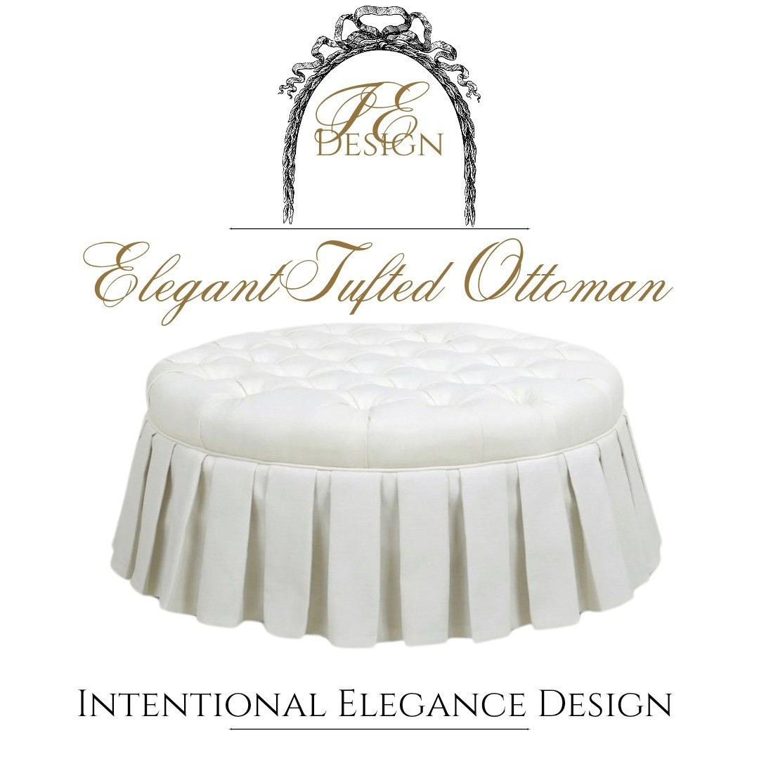 I love my elegant white, tufted, skirted ottoman! It's so traditional and will not go out of fashion.#eleganthomedecor #elegantdesigns #whiteottoman #whitetuftedottoman #whiteskirtedottomam

#LTKStyleTip #LTKHome