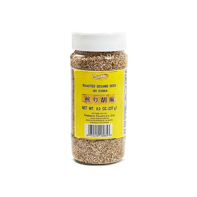 Shirakiku Roasted Sesame Seeds (IRI GOMA) | Perfect for Salad, Sushi, and Noodles Topping | Toast... | Amazon (US)