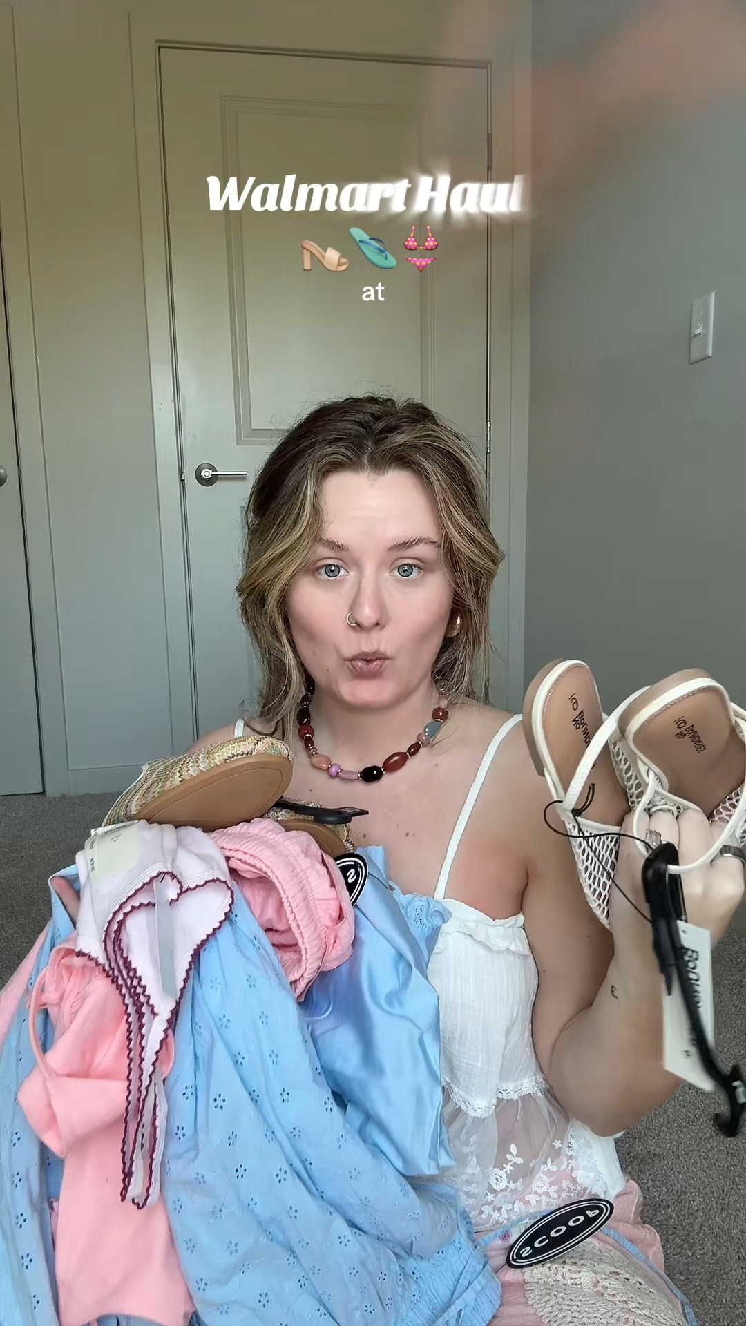 Cutie little summer @Walmart  haul to add a few staples to my closet! OBSESSED with these pants & a shoes!!! #walmart #walmarthaul #haul #size10fashion #summerfashion

#LTKootd #LTKvlog #LTKMidsize
