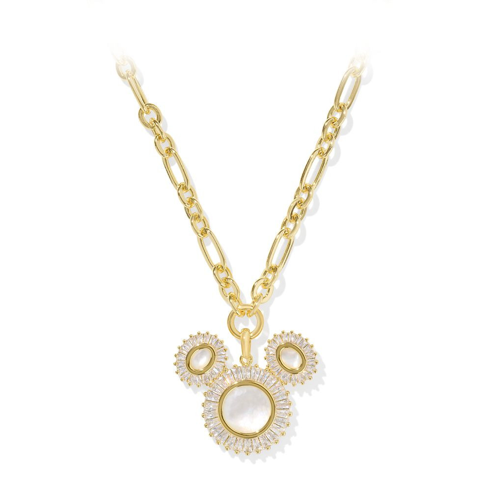 Mickey Mouse Icon Necklace by Kendra Scott Clear Official shopDisney | Disney Store