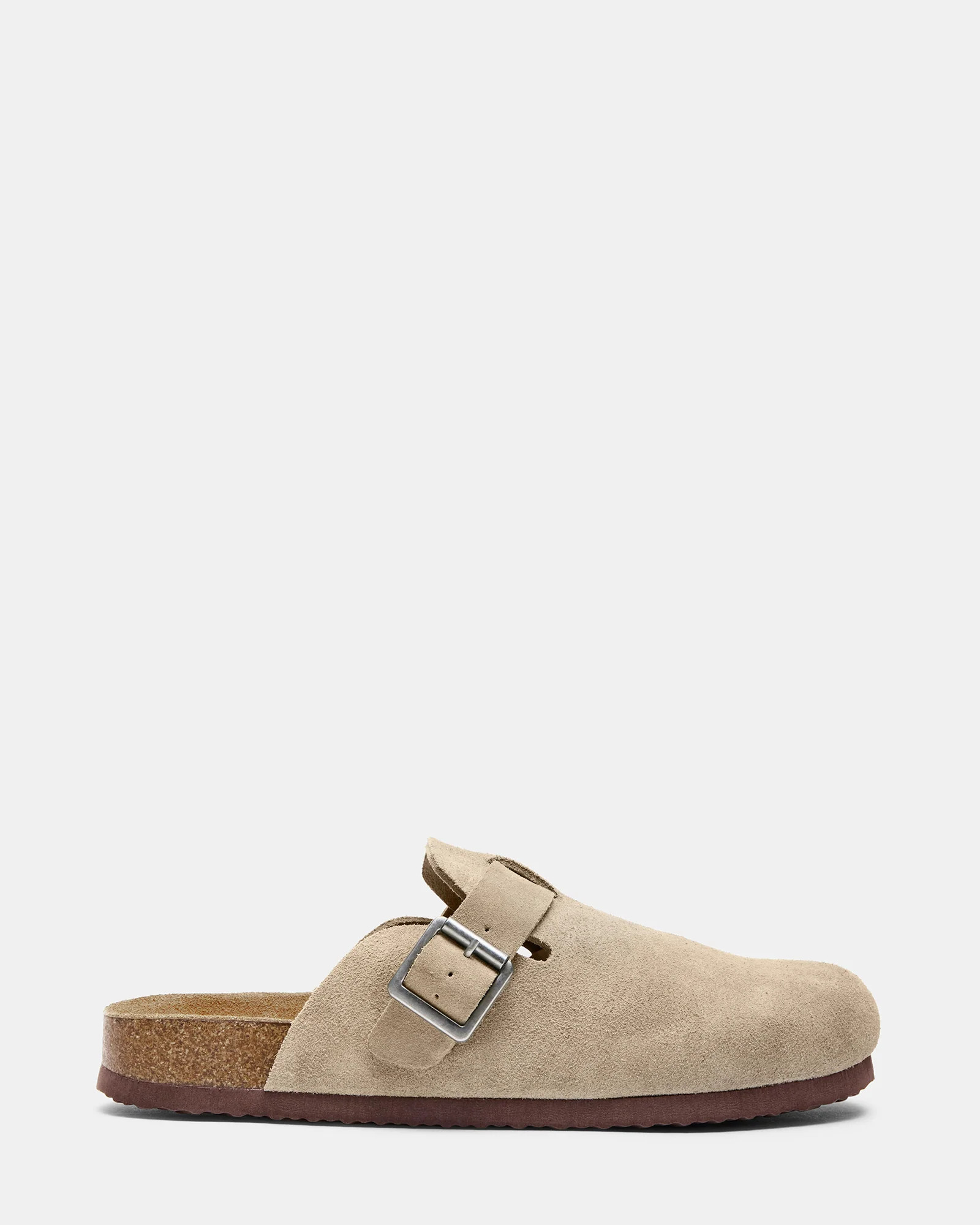 WILDERR Taupe Suede Slip-On Men's Casual Clog | Steve Madden (US)