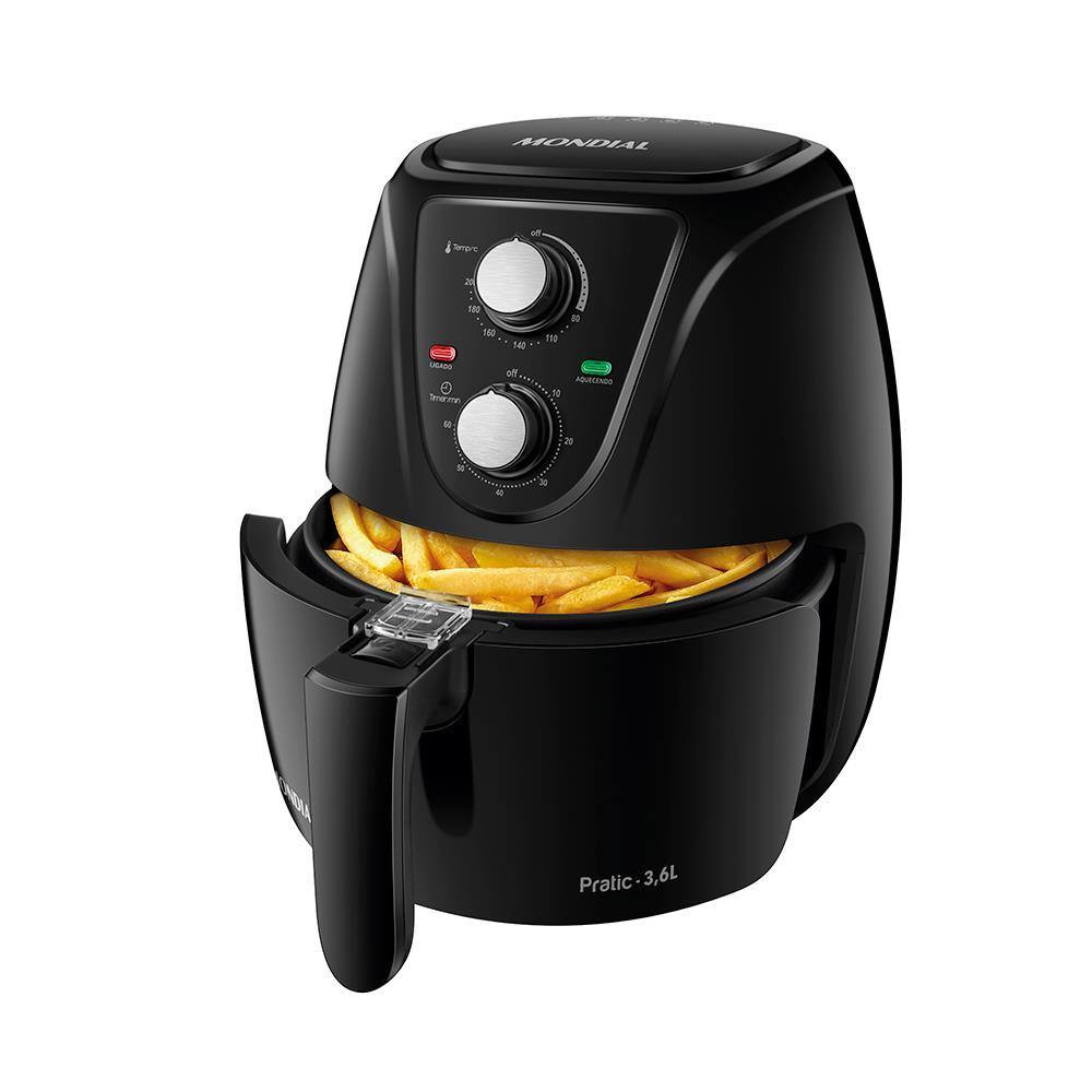Fritadeira Elétrica Sem Óleo Air Fryer Mondial AF-36-FB 3,6L - Preta | Casas Bahia (BR)
