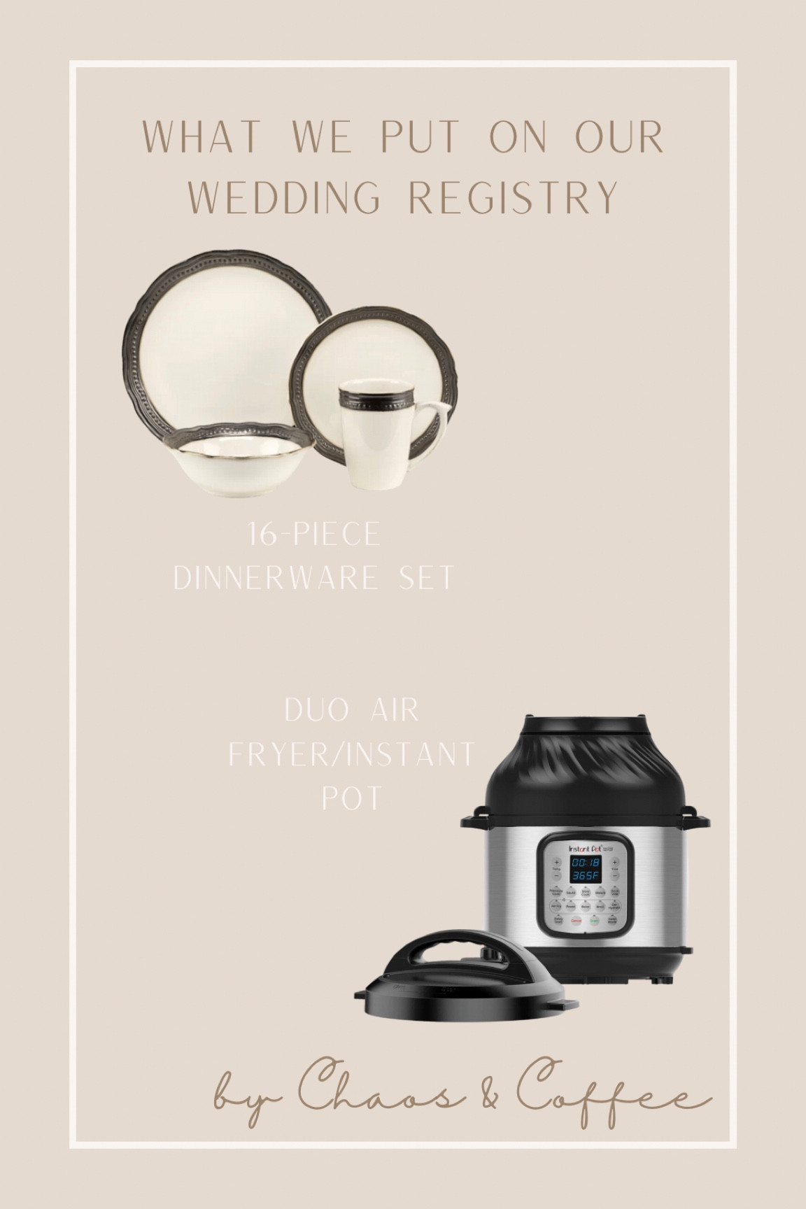 Wedding registry items // wedding gifts // wedding registry must haves // dishware // instant pot // air fryer 

#LTKhome #LTKwedding #LTKGiftGuide