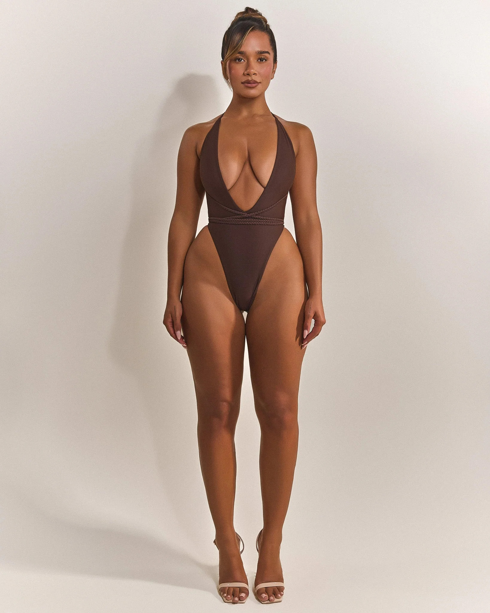 The Fishtail Swim in Brown | Mars The Label