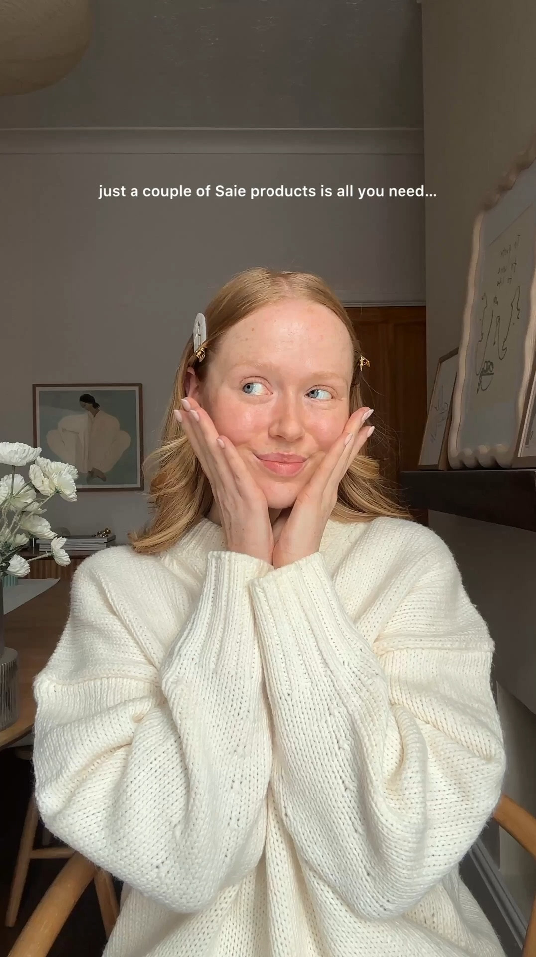 Saie, Pale Girl Make Up, Everyday Make Up, Redhead Make Up, Skin Tint, Blush, Concealer, Lip Oil 

#LTKeurope #LTKbeauty