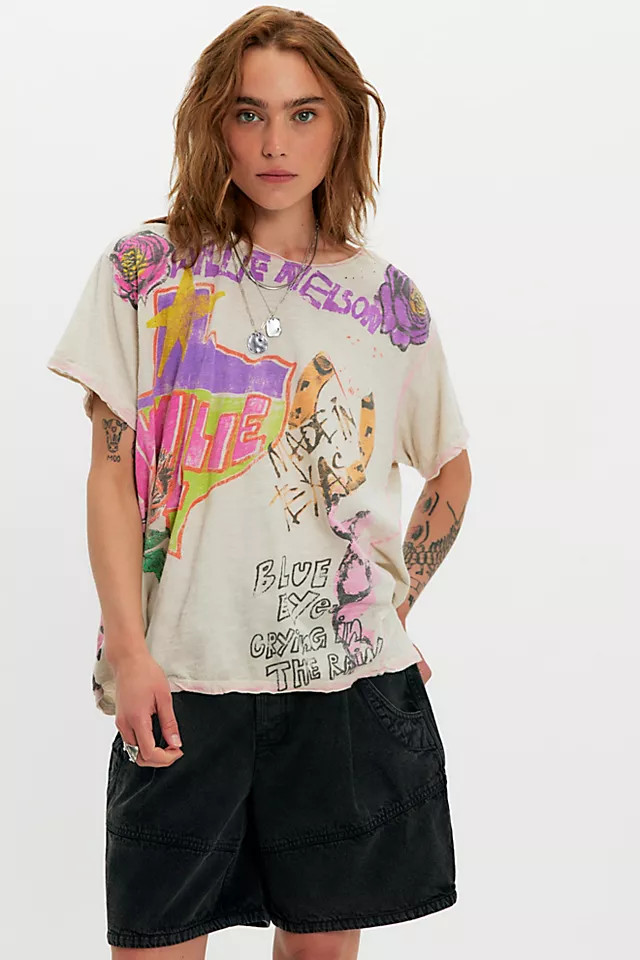 Magnolia Pearl X Willie Nelson Standing Oversized Tee | Free People (Global - UK&FR Excluded)