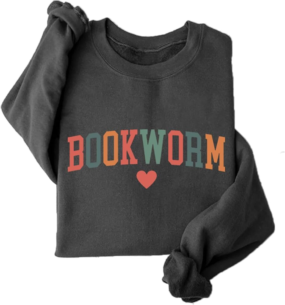 Book Lover Sweatshirts for Women Bookworm Reading Fleece Lined Sweatshirt Teacher Bookish Librari... | Amazon (US)