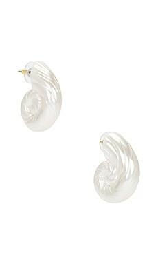 Lele Sadoughi Nautilus Earring in Pearl from Revolve.com | Revolve Clothing (Global)