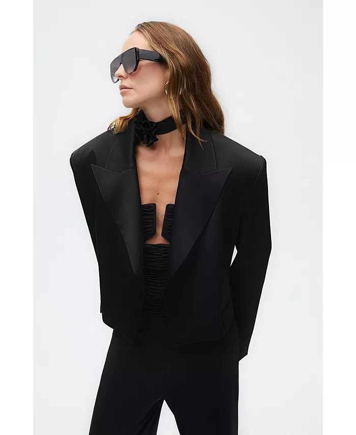 NOCTURNE Women's Double-Breasted Short Jacket - Macy's | Macy's