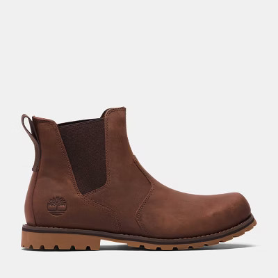 Timberland Men's Attleboro Mid Chelsea Boot, Dark Brown, 9W | Target