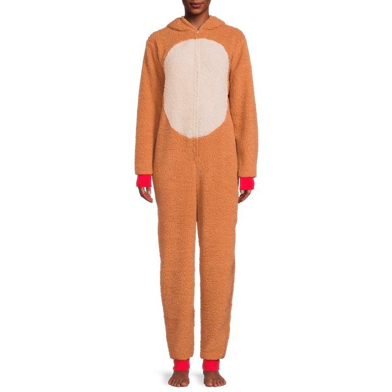 Rudolph Women's Sherpa Union Suit | Walmart (US)