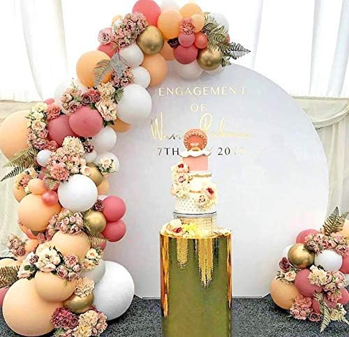 Oopat DIY Retro Dusty Pink and Blush Balloon Garland Kit for Girls Baby Shower Bridal Shower Gard... | Amazon (US)