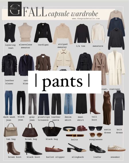 Fall capsule wardrobe | pants, jeans

Trousers
Fall jeans 

#LTKCon #LTKstyletip #LTKover40