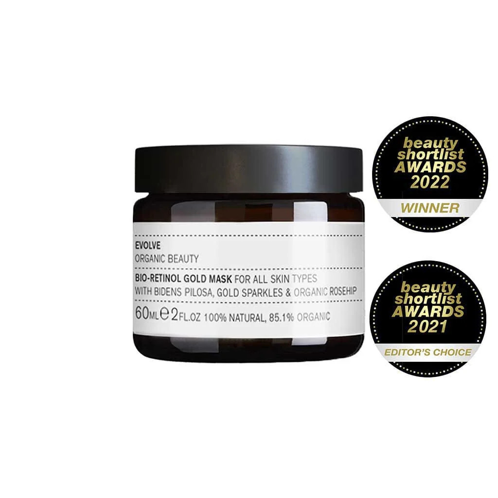Bio-Retinol Gold Face Mask - Evolve Organic Beauty | Evolve Beauty