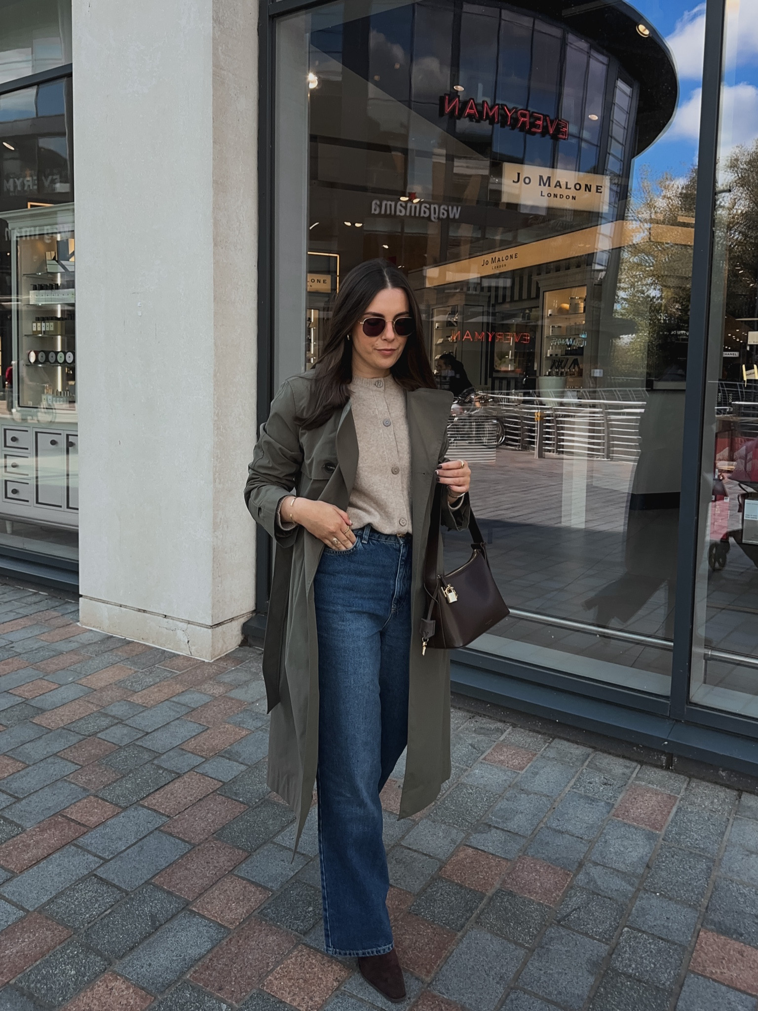 Autumn trenchcoat look with wide jeans! All Newlook 🍂🍁

#LTKeurope #LTKautumn #LTKuk