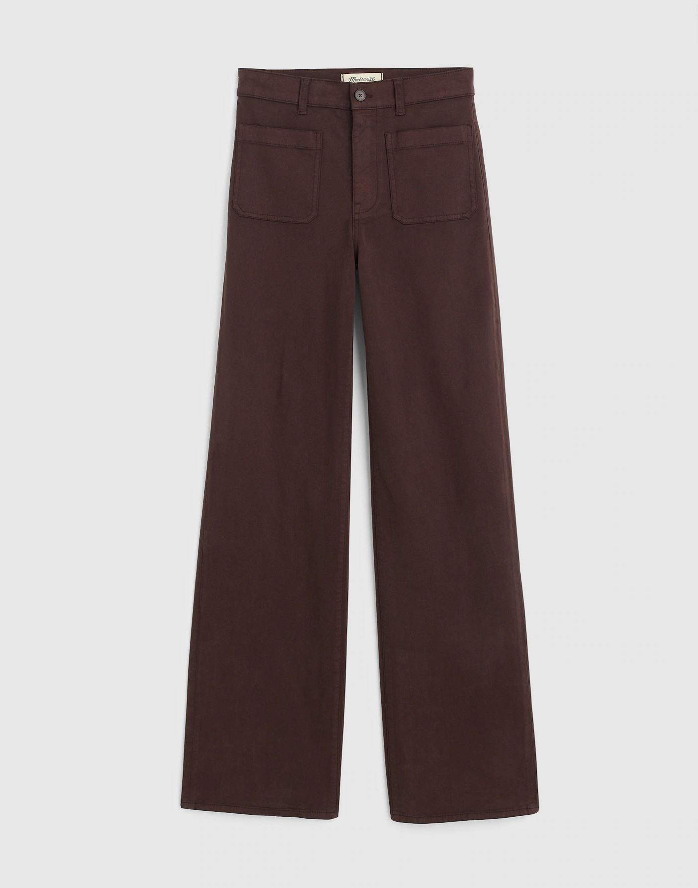 The Emmett Wide-Leg Pant: Patch Pocket Edition | Madewell