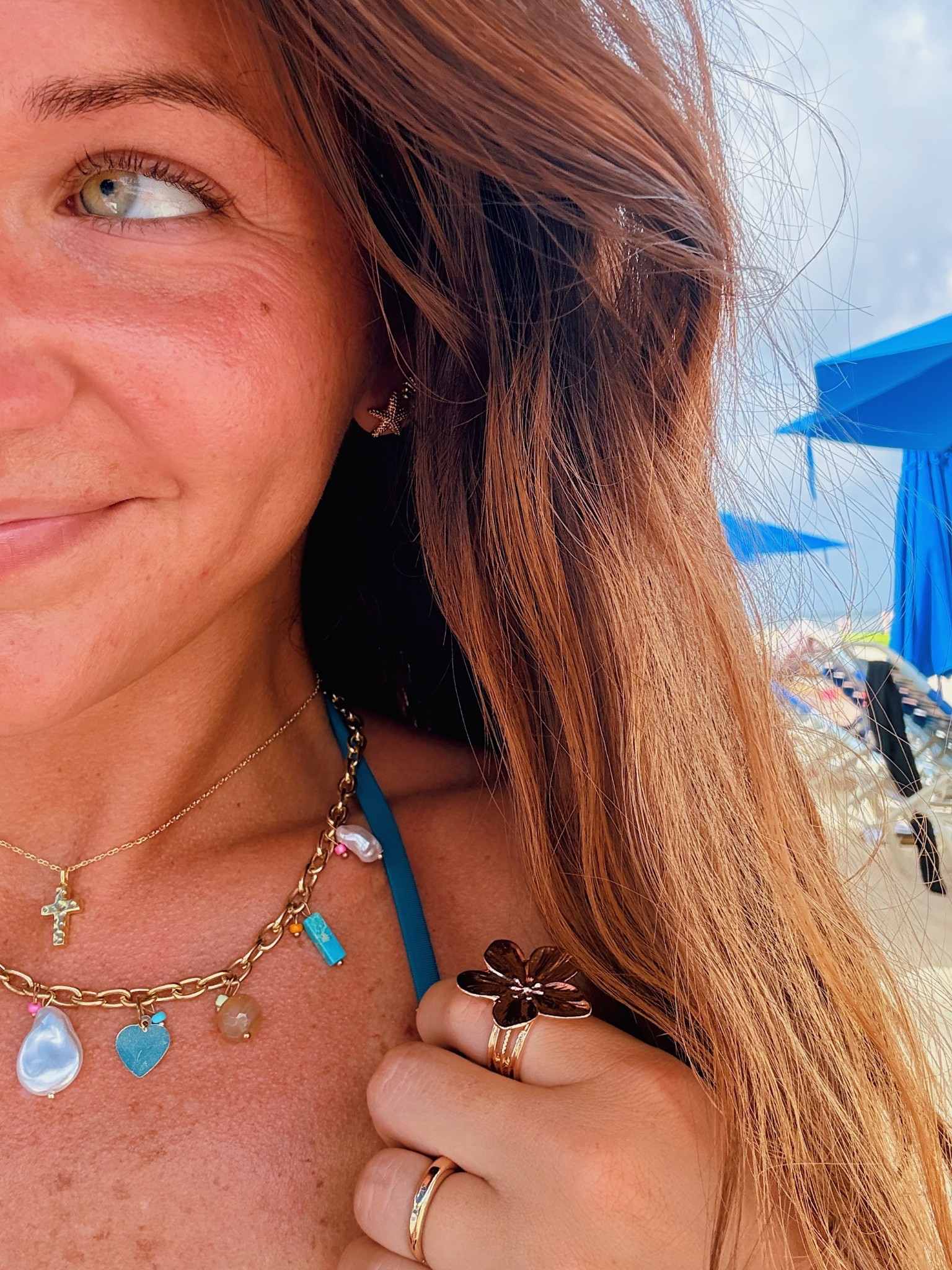 I typically don’t wear my vacation jewelry on a regular basis so I love cheap, decent quality pieces 🐚🌸🩵

#LTKU #LTKSummerEdit #LTKFindsUnder50