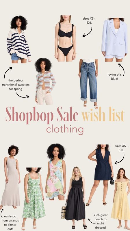 All my fave pieces from the Shopbop sale for spring and summer! Use code STYLE! 

#LTKmidsize #LTKsalealert