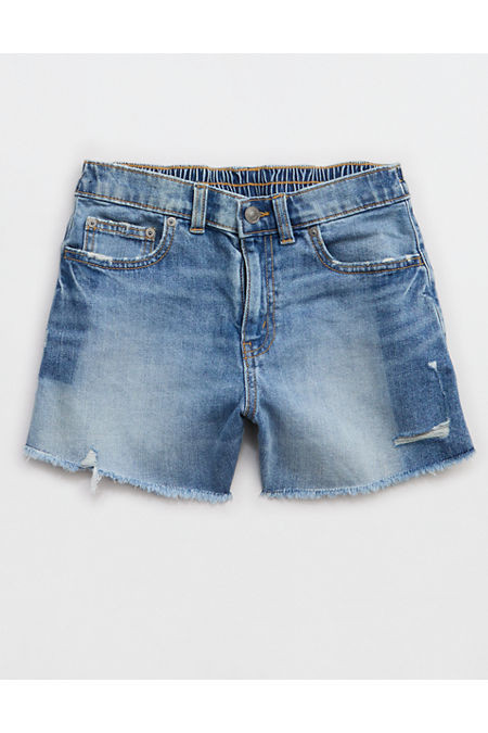 Aerie Daydream Denim Short Women's Medium Indigo Wash XXS | Aerie