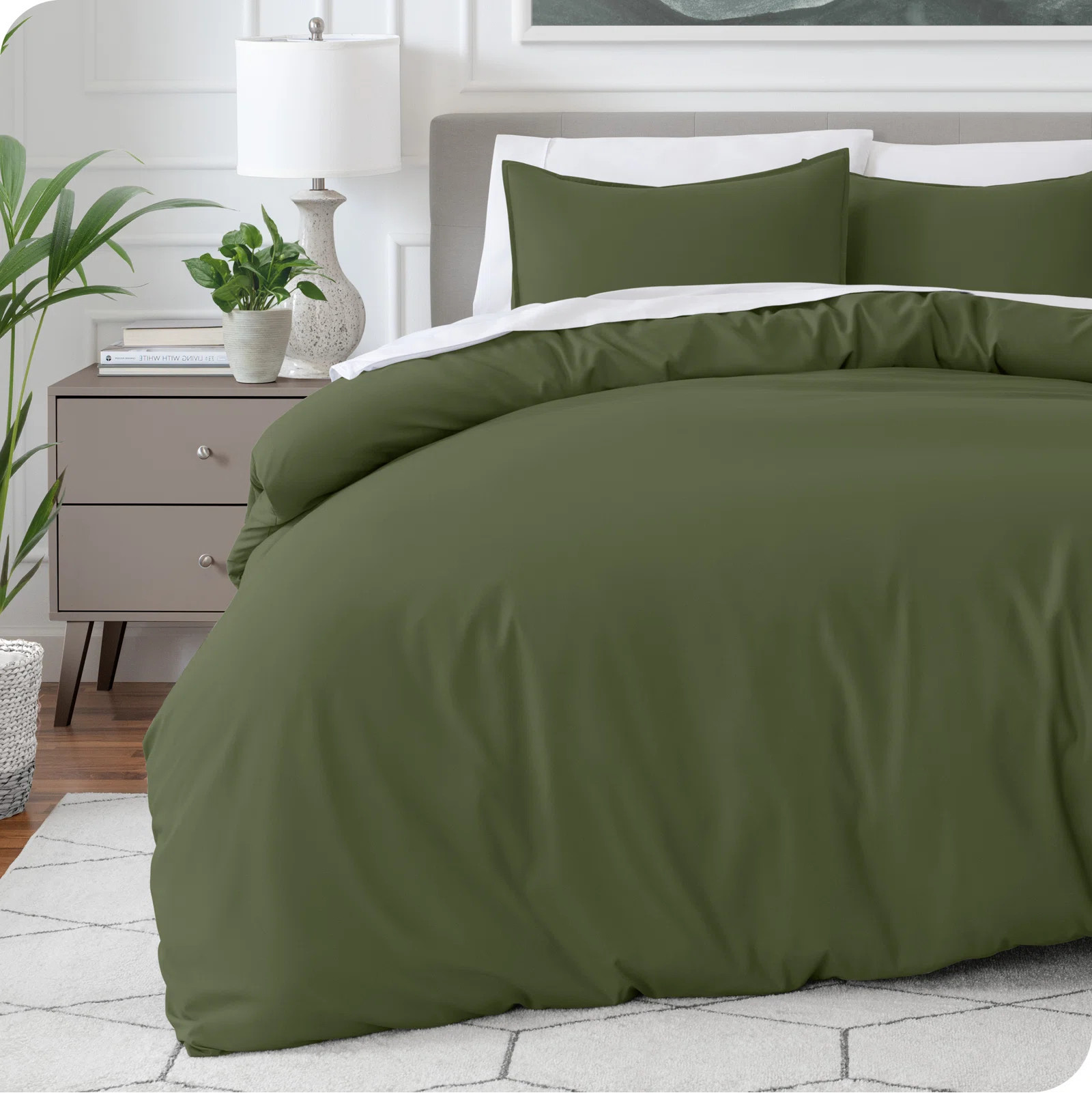 Modern & Contemporary Solid Colour Duvet Cover Set | Wayfair North America