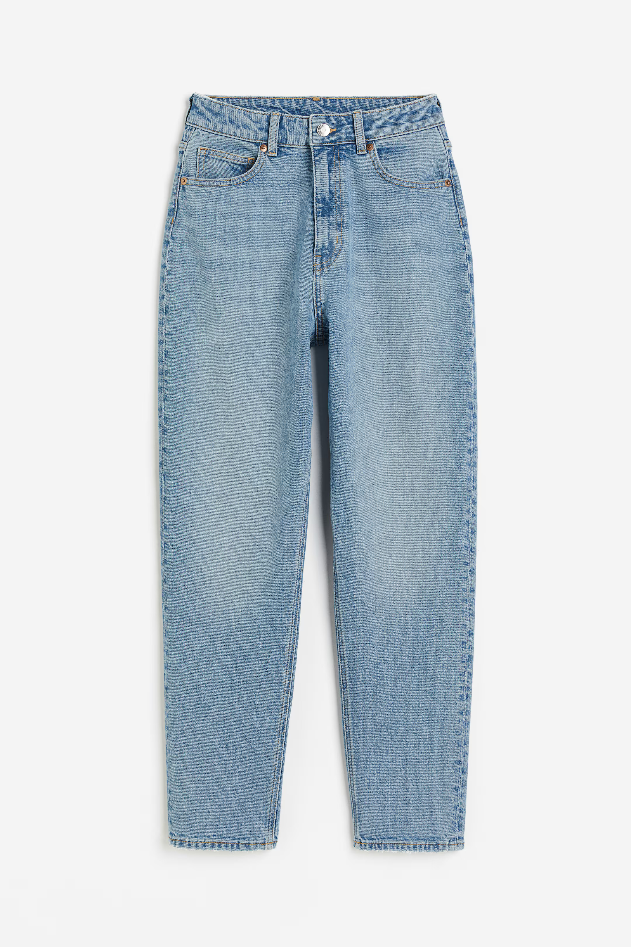 Slim Mom High Ankle Jeans - Light denim blue - Ladies | H&M US | H&M (US + CA)