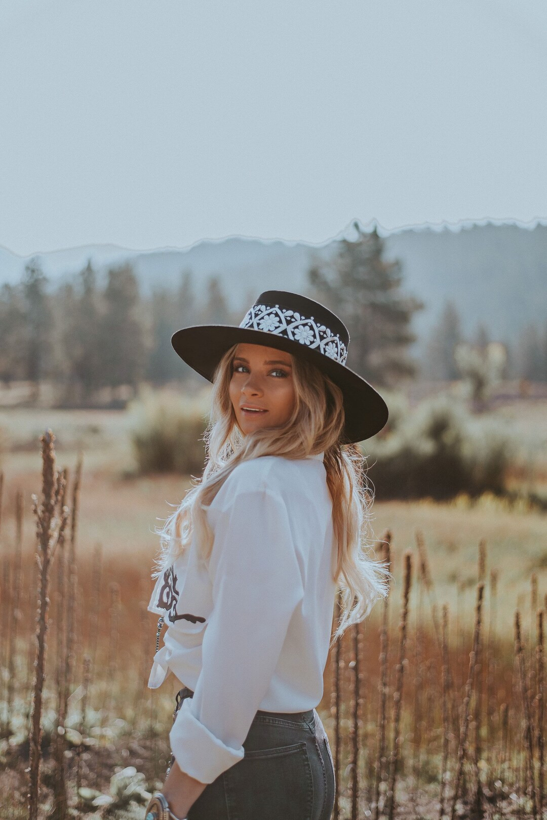 Boater Suede Hat delilah Black/silver - Etsy | Etsy (US)