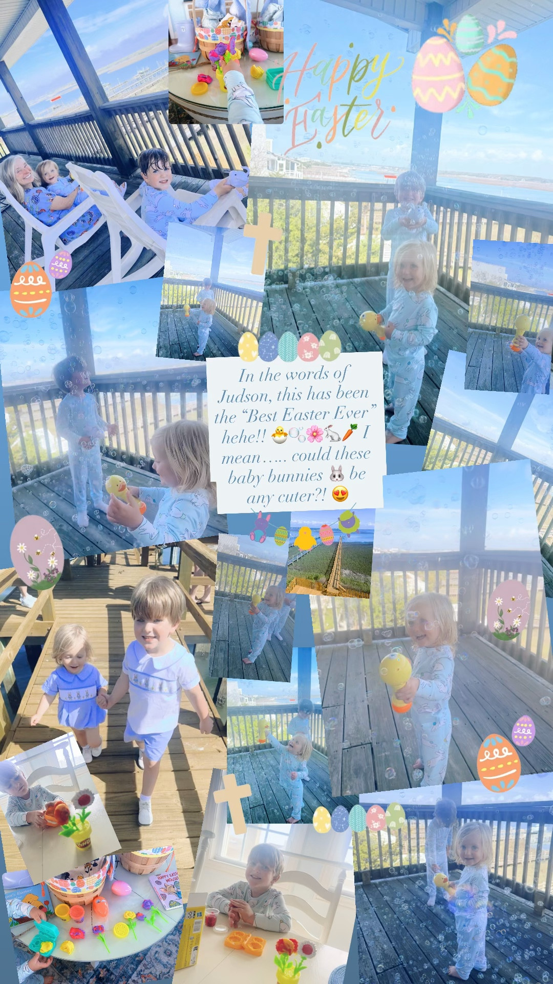 In the words of Judson, this has been the “Best Easter Ever” hehe!! 🐣🫧🌸🐇🥕 I mean….. could these baby bunnies 🐰 be any cuter?! 😍