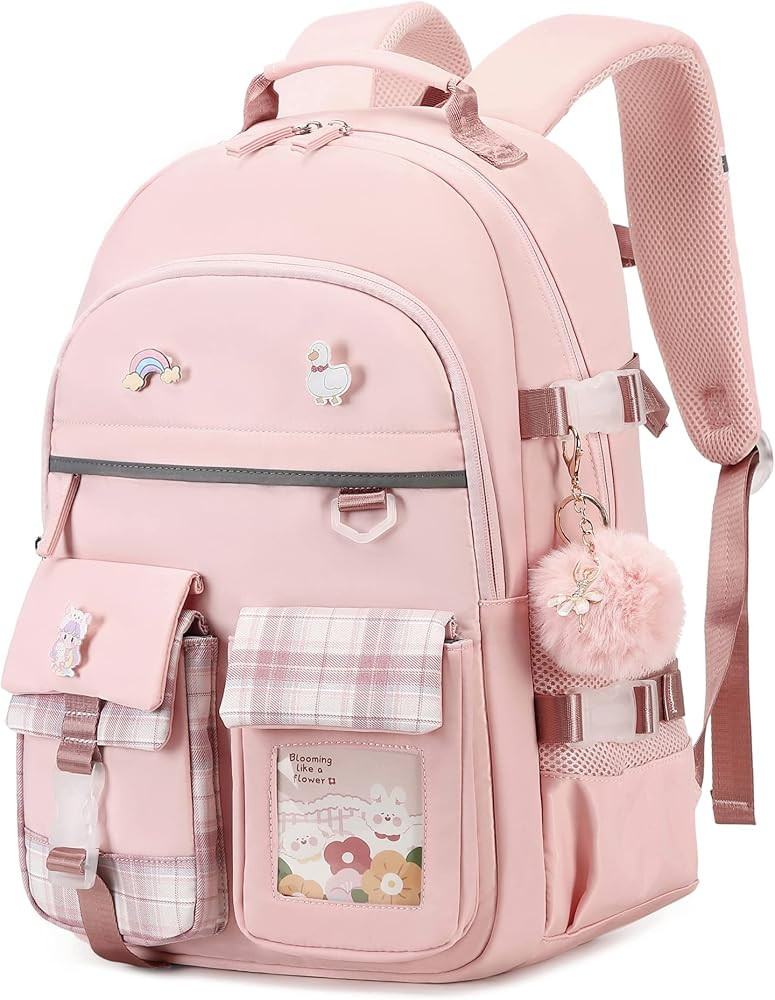 Backpack for Girls, 15.6 Inch Laptop School Bag Kids Kindergarten Elementary College Backpacks La... | Amazon (US)