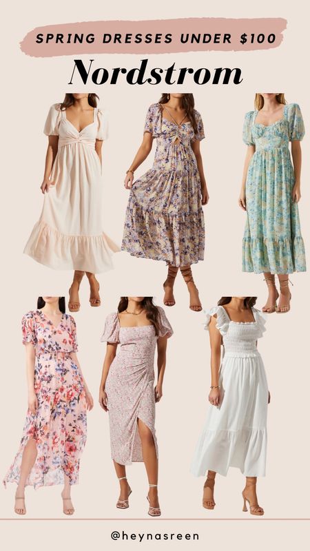 Spring dresses from Nordstrom 

#LTKunder100