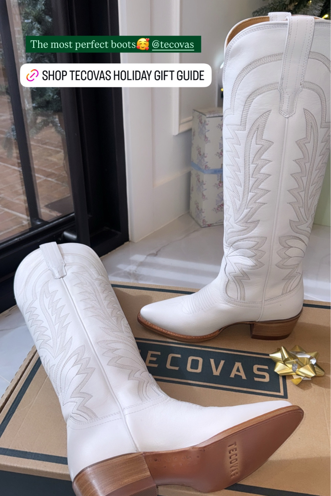 Add these to your Christmas list immediately!🎄🎁 @tecovas has a holiday guide guide on their website where you can find gifts for anyone you’re shopping for. These would make the best gift for any girly that loves fashion! I’m wearing the Abby in snow🫶🏼 

Comment “Tecovas” to get the link sent directly to your DM!👢

#Ad #TecovasPartner #PaidLink #holiday #holidays #holidayseason #christmas #christmasgift #giftguide #ootd #rodeoseason #boots #cowboyboots #fashion #giftsforher #giftsforhim 


#ltkseasonal #ltkholiday #ltkgiftguide

#LTKSaleAlert #LTKStyleTip #LTKFindsUnder100