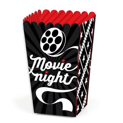 Big Dot of Happiness Movie Night - Party Favor Popcorn Treat Boxes - Set of 12 | Target