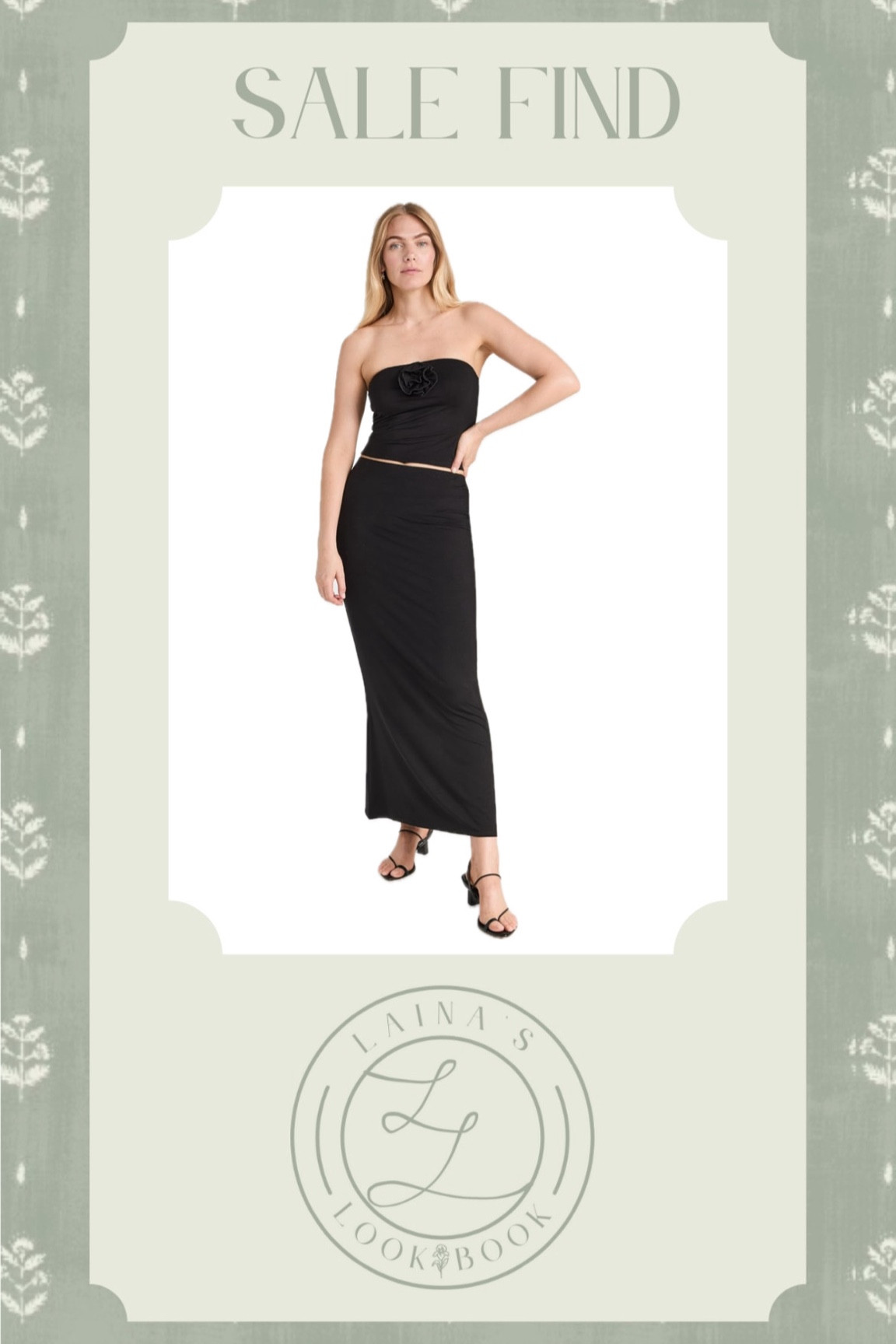 Love this knit set with flower detail for vacation outfit! 🖤 Shopbop sale finds 

#LTKHoliday #LTKsalealert #LTKfindsunder50