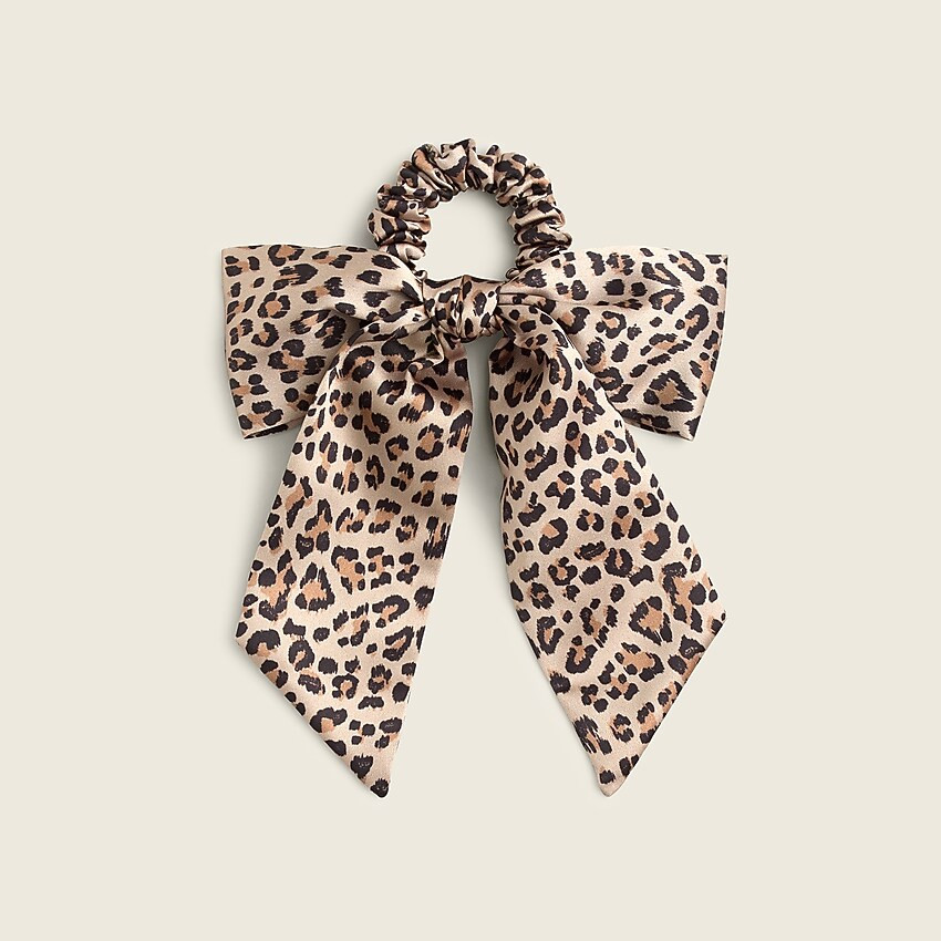 Satin scrunchie with bow | J. Crew US