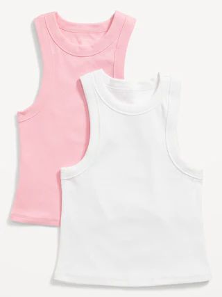 Rib-Knit Cropped Tank Top 2-Pack for Women | Old Navy (US)