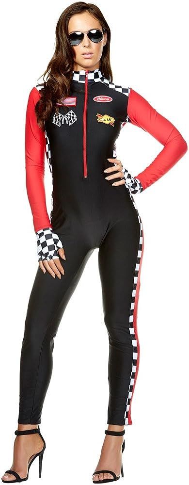 Forplay Women's Sexy Racer Costume - Race Car Driver Costume with Sunglasses | Amazon (US)