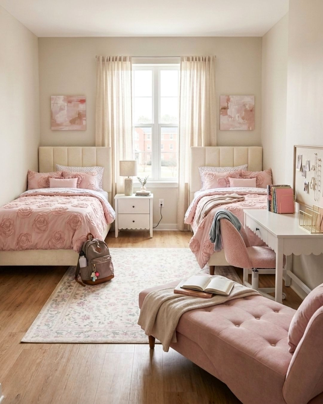 Mauve and Soft Pink Floral Dorm Room Idea

*Note: This is a digital room mockup showcasing product styling ideas from my room design mood board.

#dormroomdecor #pinkbedroom #collegedorm #girlydecor #bedroominspiration

#LTKHome