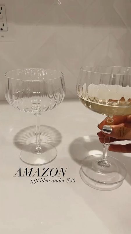 Amazon gift idea, wine glass, coupe glass #StylinbyAylin 

#LTKstyletip #LTKunder50 #LTKGiftGuide