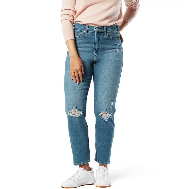 Signature by Levi Strauss & Co. Women's Heritage High Rise Straight Jeans | Walmart (US)