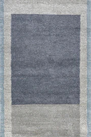 Eugene Colorblocked Wool Rug | Grey | Rugs USA