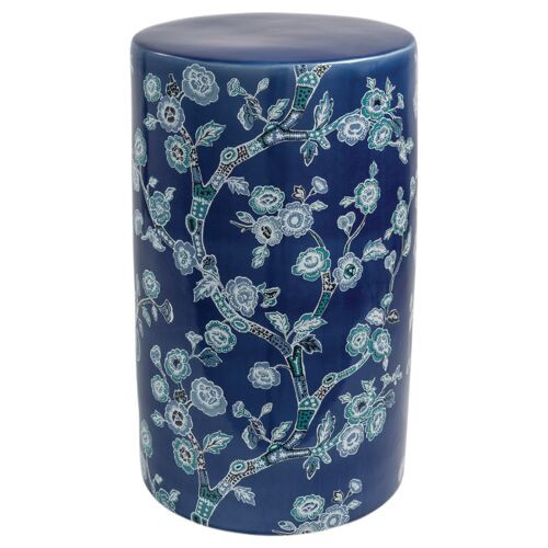 Temple Garden Stool, Blue | One Kings Lane