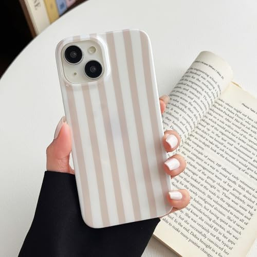 ZTOFERA for iPhone 13/14 Case with Geometric Vertical Stripes,Cute Fashion Simple Line Pattern fo... | Amazon (US)