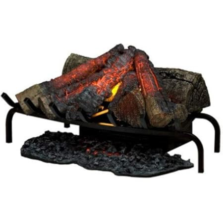 DIMPLEX DLGM29 Opti-Myst Open Hearth Fireplace Insert with Faux Logs Bed, Alabaster | Amazon (US)