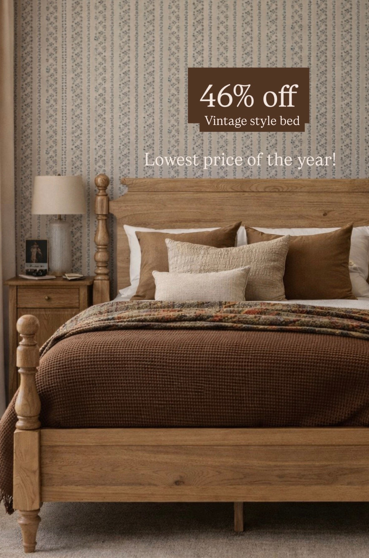 Wow, this vintage style bed is almost 50% off. It’s so beautiful and such a good price right now this will make such a statement in your bedroom, primary bedroom, guest bedroom, sale furniture from Macy’s

#LTKHome #LTKSaleAlert