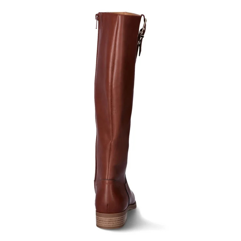 Time and Tru Women's Riding Boots, Wide Width Available | Walmart (US)