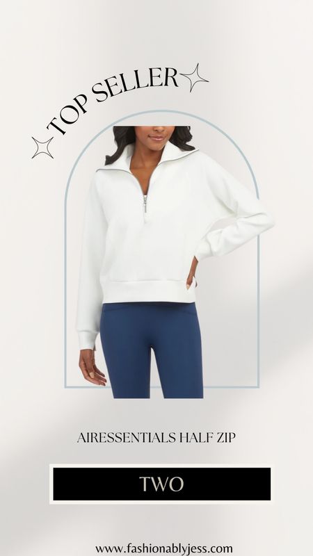 Absolutely love this Spanx Air essentials half zip! Super cozy and comfy! Perfect for lounging around! 

#LTKFind #LTKGiftGuide #LTKstyletip