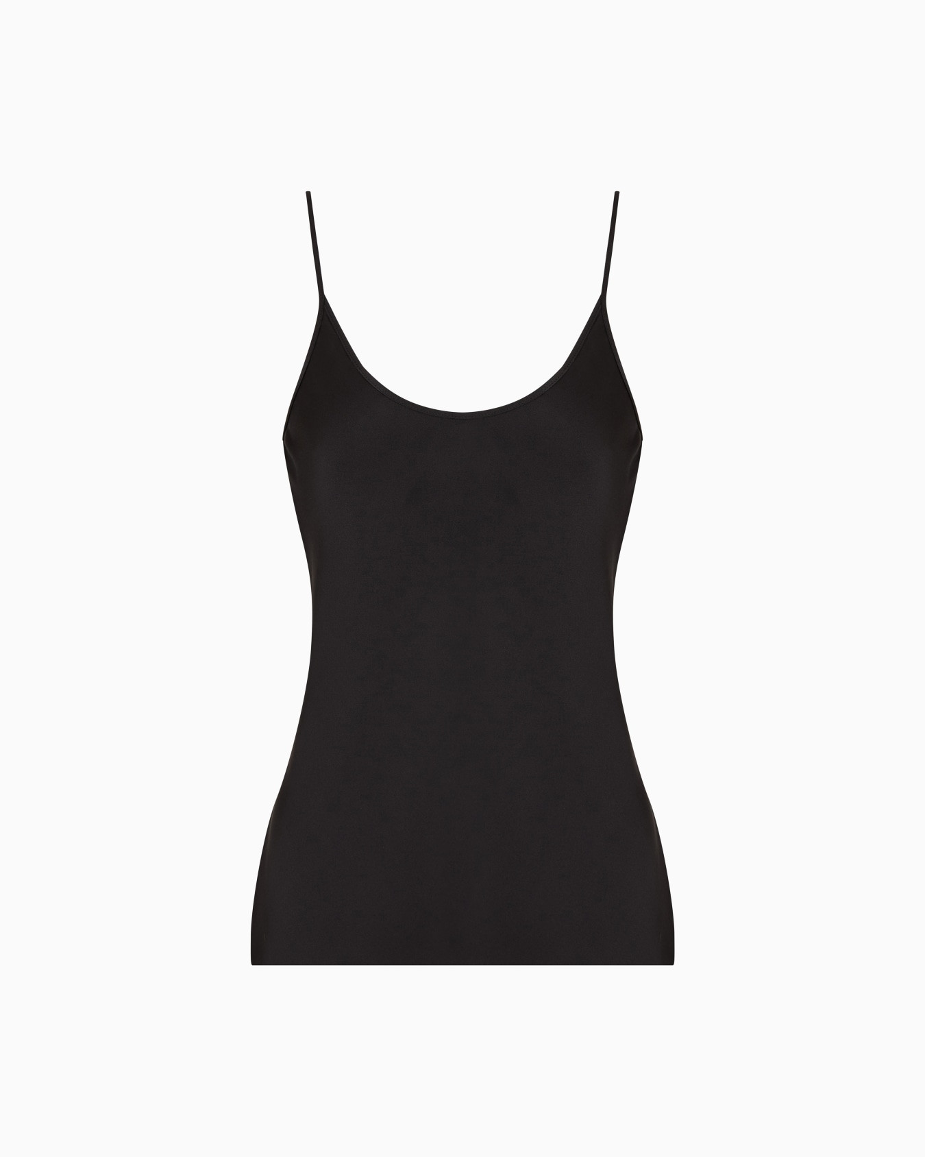 Double-sided silk-satin top | Armani US