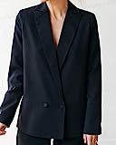 The Drop Women's Black Lined Crossover Blazer by @jaceyduprie, M | Amazon (US)